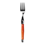 Laguiole French Style Fine Dining Fork - Orange