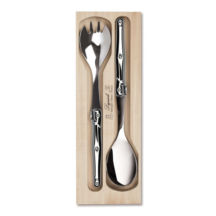 Laguiole Salad Server Set - Stainless Steel