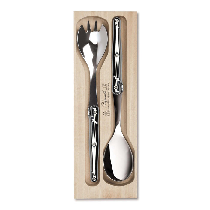 Laguiole Salad Server Set - Stainless Steel | {{ collection.title }}