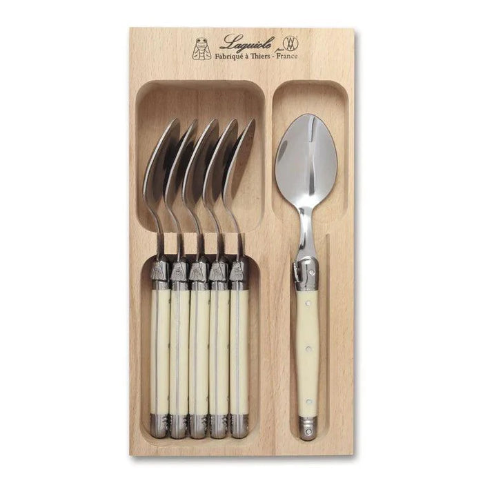 Laguiole Teaspoon Set of 6 - Ivory