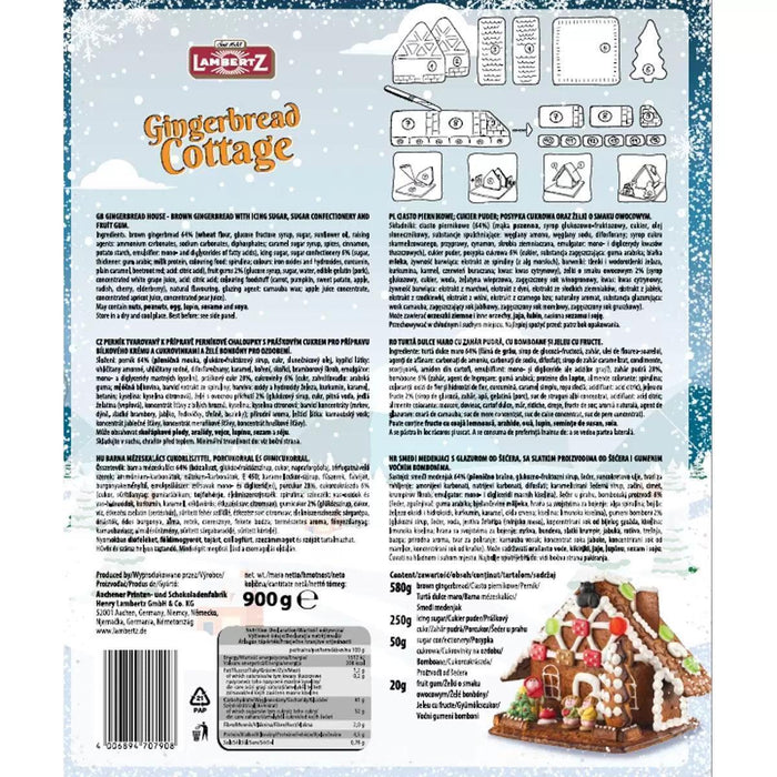 Lambertz Gingerbread Cottage & North Express Train Set (1.935kg) - LemonSalt