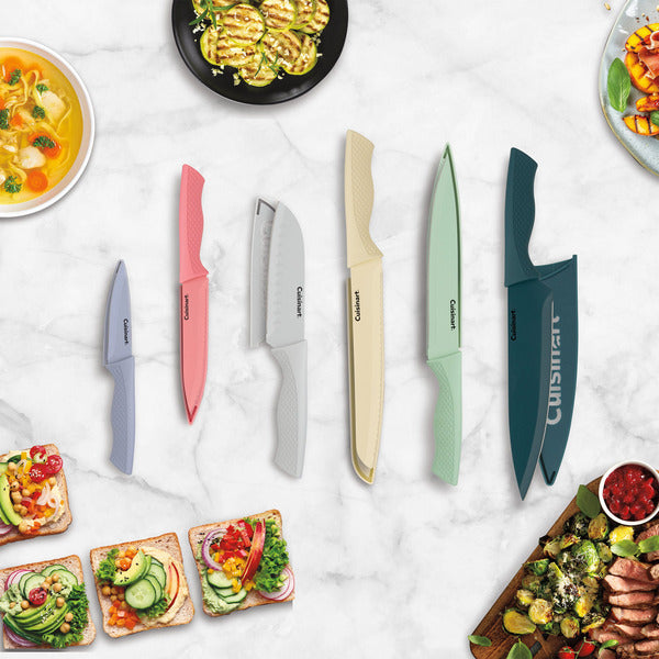Cuisinart 6 Piece Knife Set With Sheaths