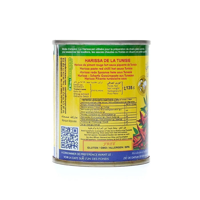 Le phare du cap bon Harissa Red Chilli Hot Sauce (135g) - LemonSalt