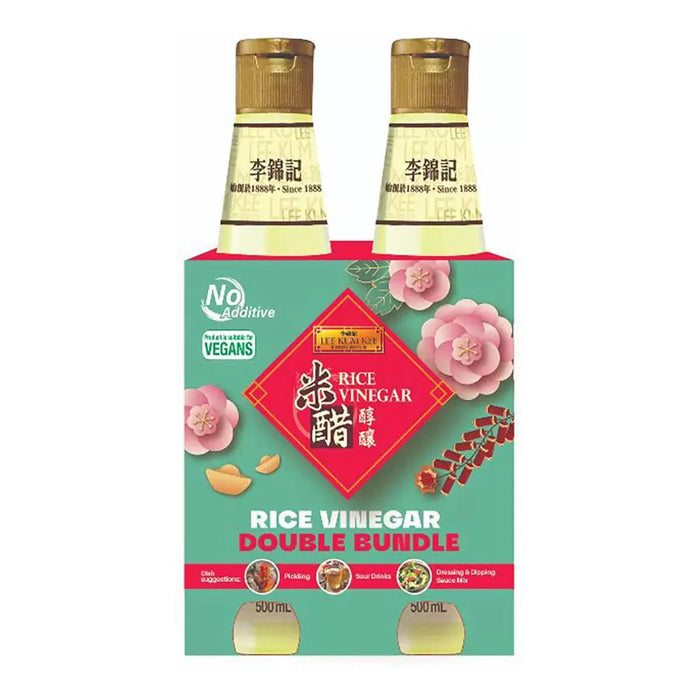 Lee Kum Kee Rice Vinegar (2x500ml)