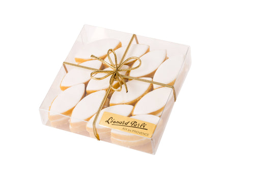 Léonard Parli Square Calissons Blancs 24 Calissons Case (280g) - LemonSalt