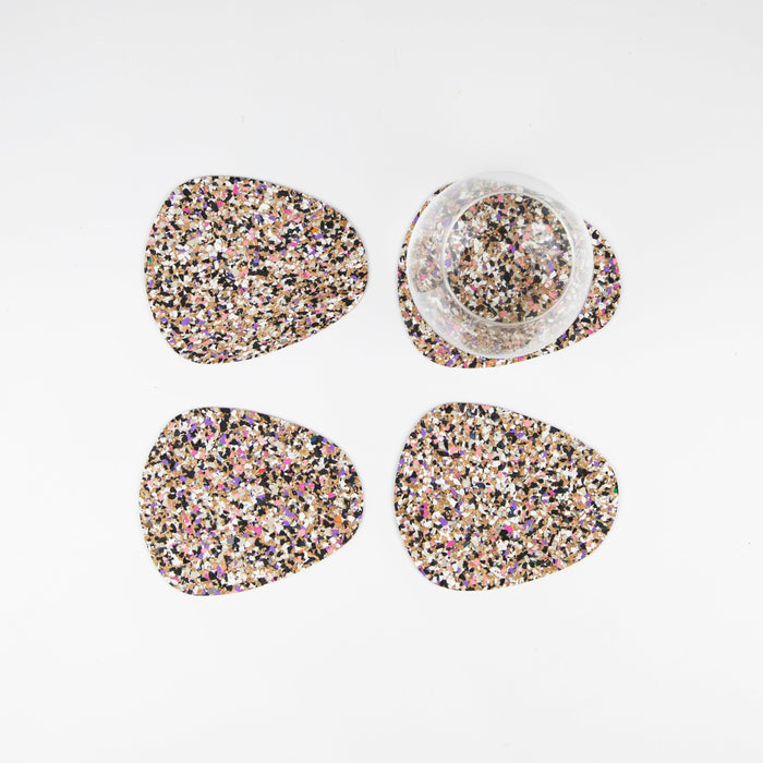 Liga Cork Beach Clean Coasters - Pebble (set of 4) - LemonSalt