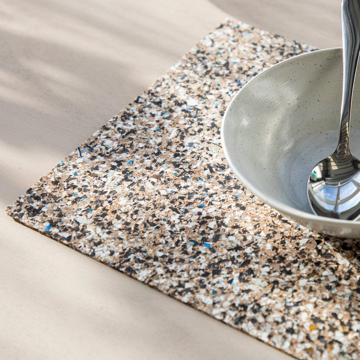 Liga Cork Beach Clean Placemats - Rectangle (set of 4) - LemonSalt