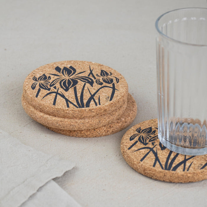 Liga Cork Coaster - Iris Grey