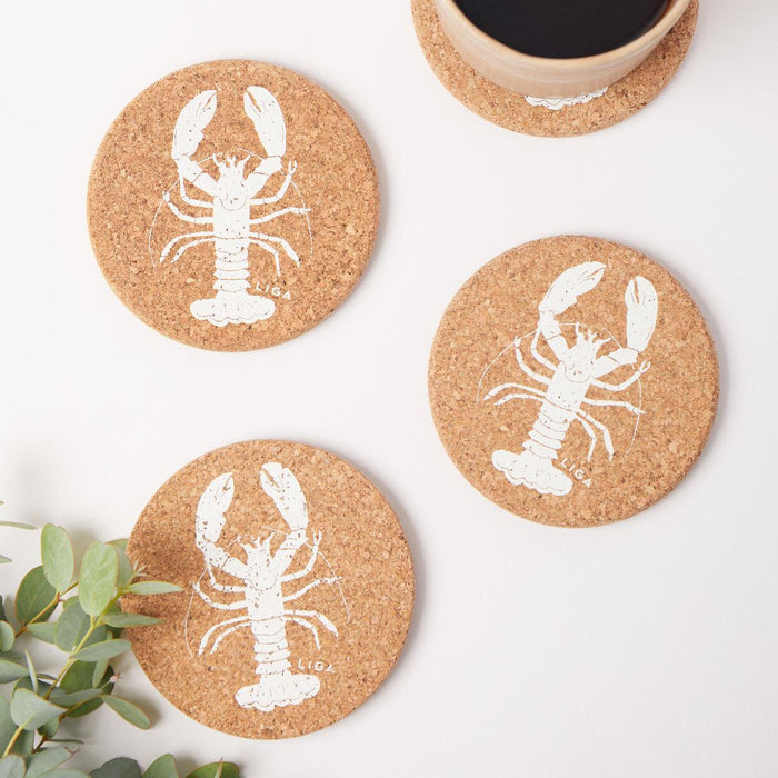 Liga Cork Coaster - Lobster - LemonSalt
