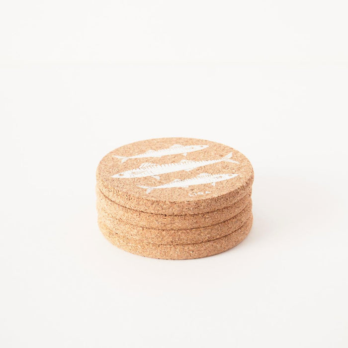 Liga Cork Coaster - Mackerel - LemonSalt