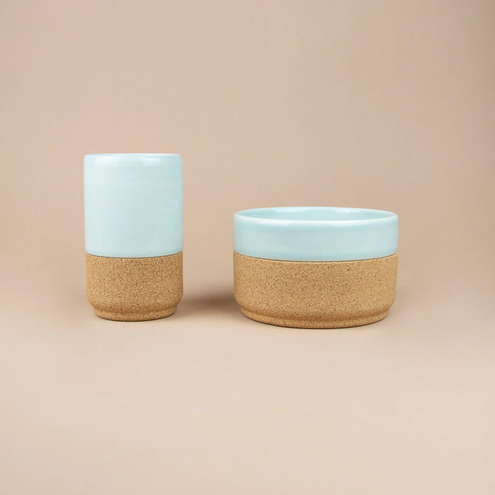 Liga Cork - Eco Breakfast Gift Set - Aqua - LemonSalt
