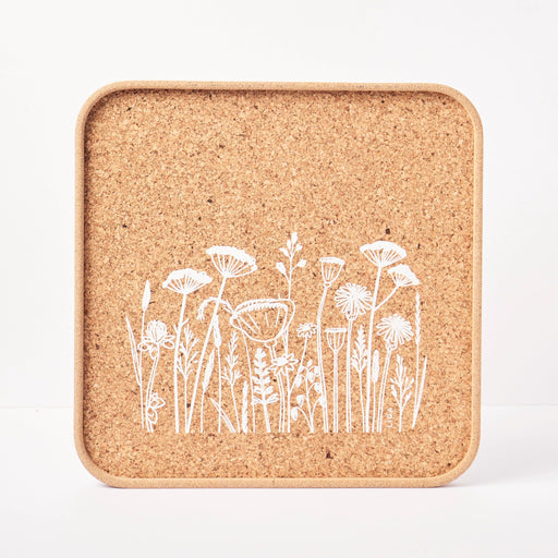 Liga Cork Eco Cork Tray - Flowers (30cm) - LemonSalt