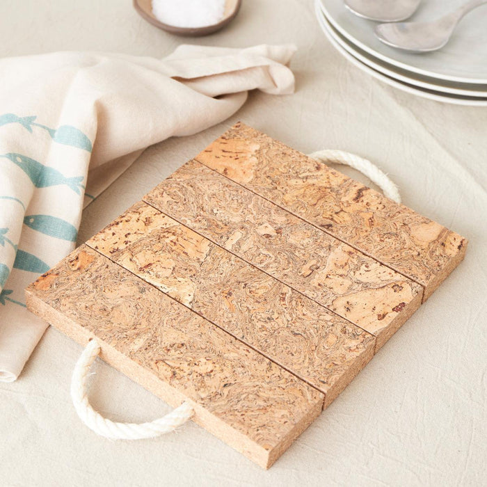Liga Cork - Natural Cork trivet - Block (30cm) - LemonSalt
