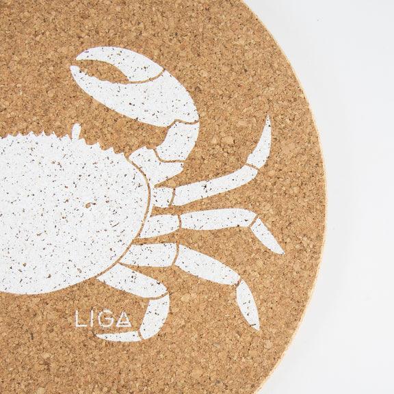 Liga Cork Placemat  - Crab