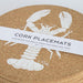 Liga Cork Placemat - Lobster | {{ collection.title }}