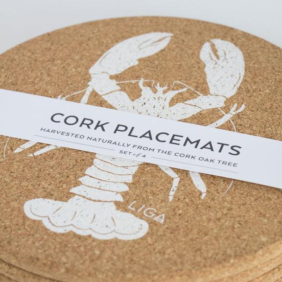 Liga Cork Placemat - Lobster