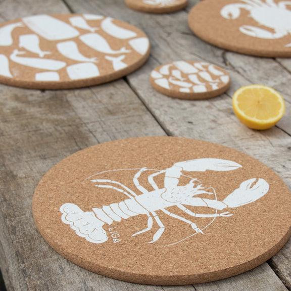 Liga Cork Placemat - Lobster | {{ collection.title }}