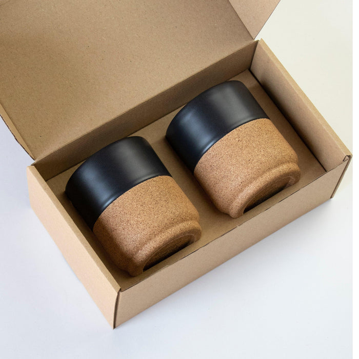 Liga Eco Coffee Mug Gift Set - Black (Medium)