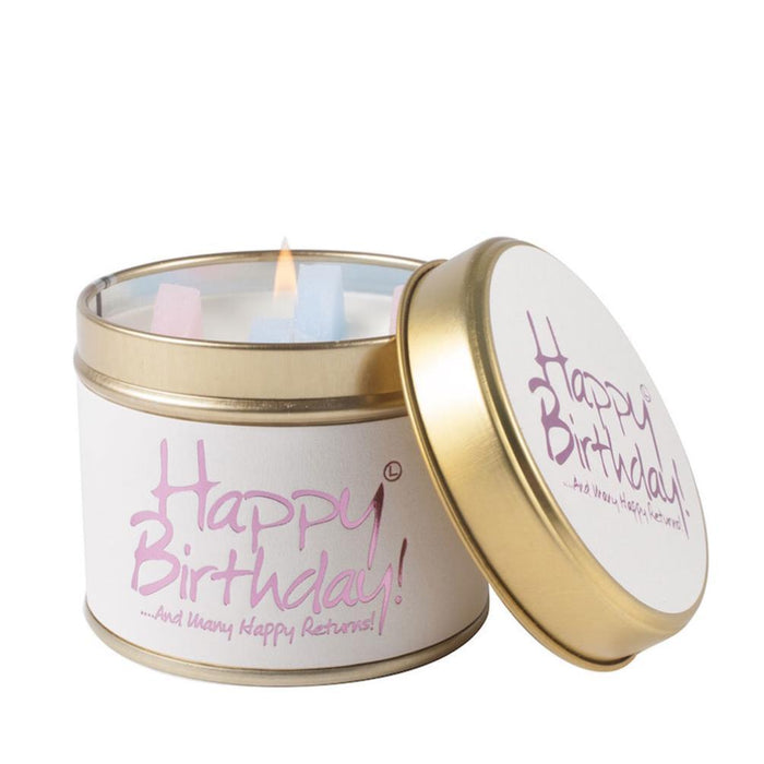 Lily Flame Happy Birthday Candle - LemonSalt
