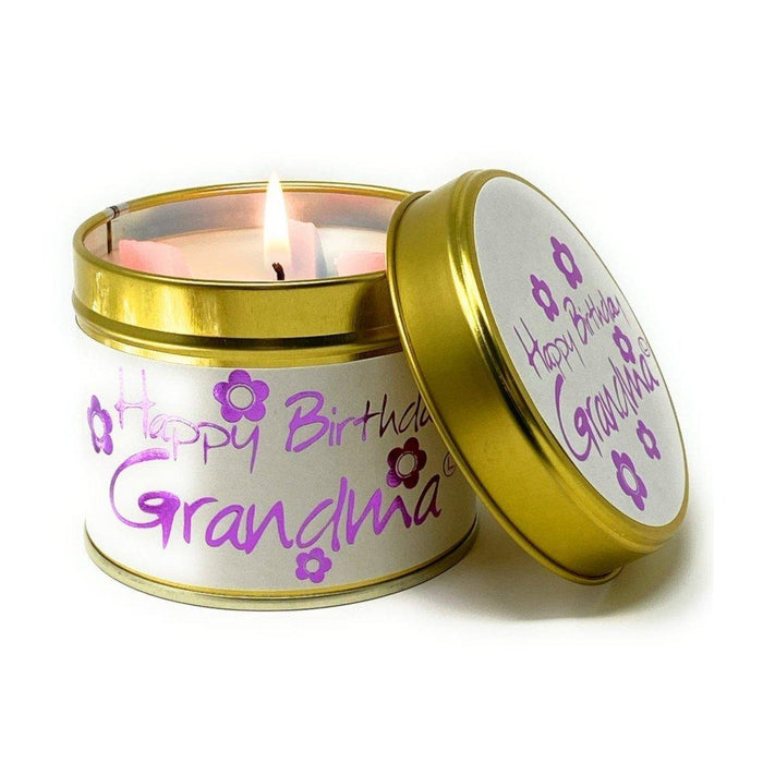 Lily Flame Happy Birthday Grandma Candle | {{ collection.title }}