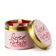 Lily Flame Rose Petals Candle