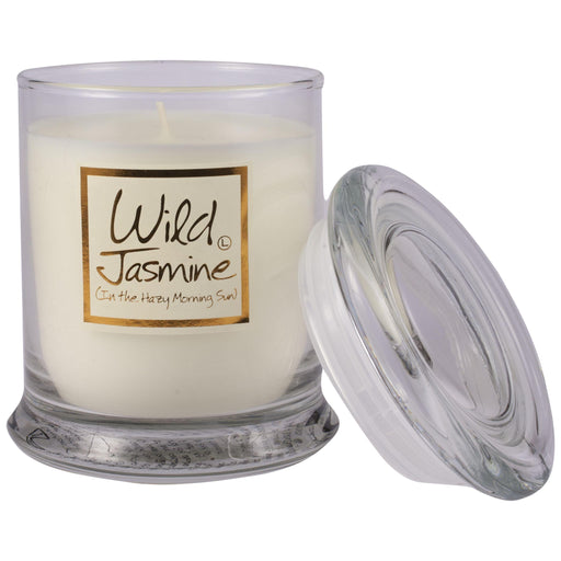 Lily Flame Wild Jasmine Candle Jar, Beige | {{ collection.title }}