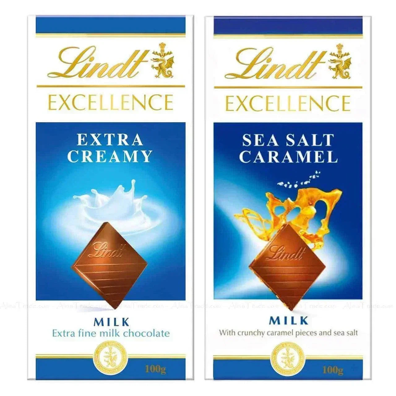 Lindt Excellence Milk Bars (9x100g) - LemonSalt