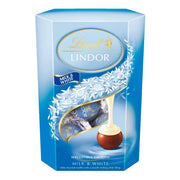 Lindt Lindor Milk & White Chocolate Truffles Box (200g)