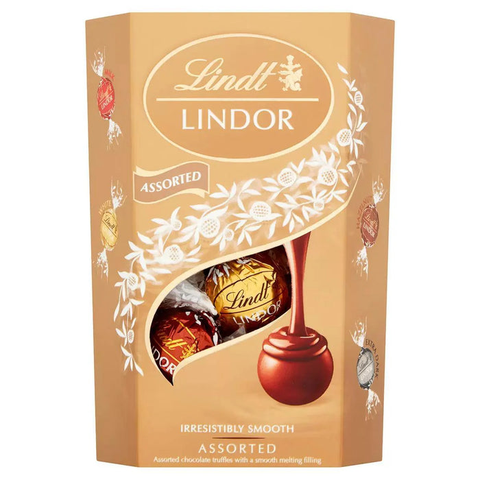 Lindt Lindor Milk Chocolate Truffles Assorted Box (200g)