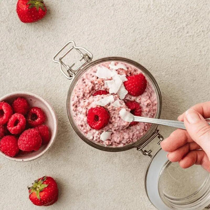 Linwoods - Strawberry Energy Overnight Oats (1kg) - LemonSalt