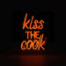 Locomocean 'Kiss the Cook' Glass Neon Sign | {{ collection.title }}