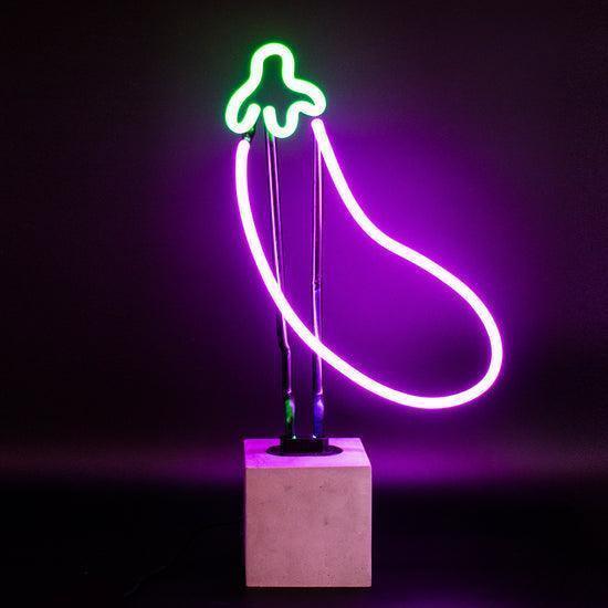 Locomocean Neon 'Aubergine' Sign