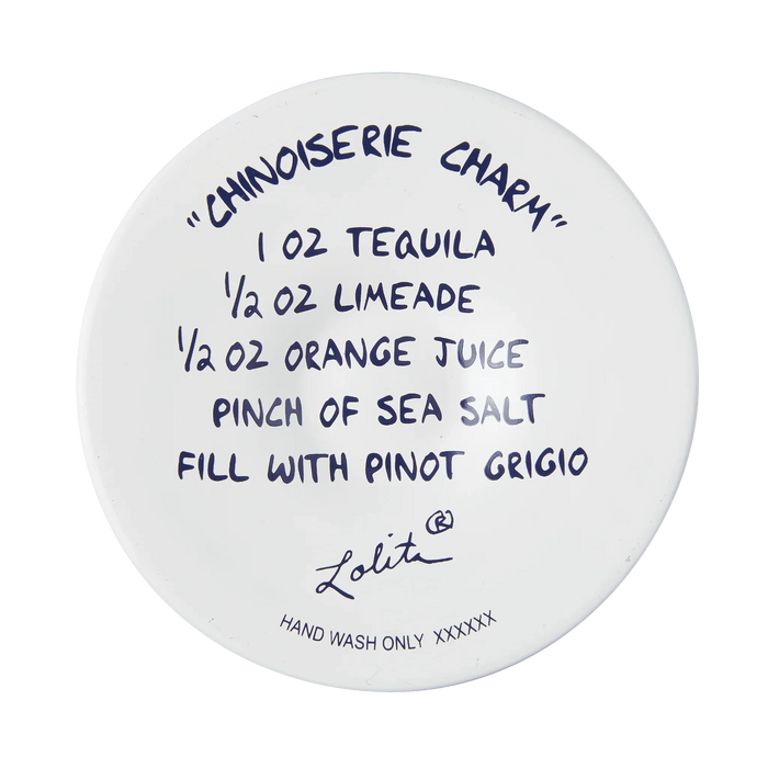 Lolita Chinoiserie Charm Wine Glass