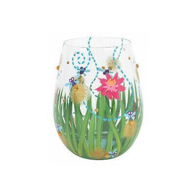 Lolita Firefly Hand-Painted Artisan Stemless Wine Glass | {{ collection.title }}