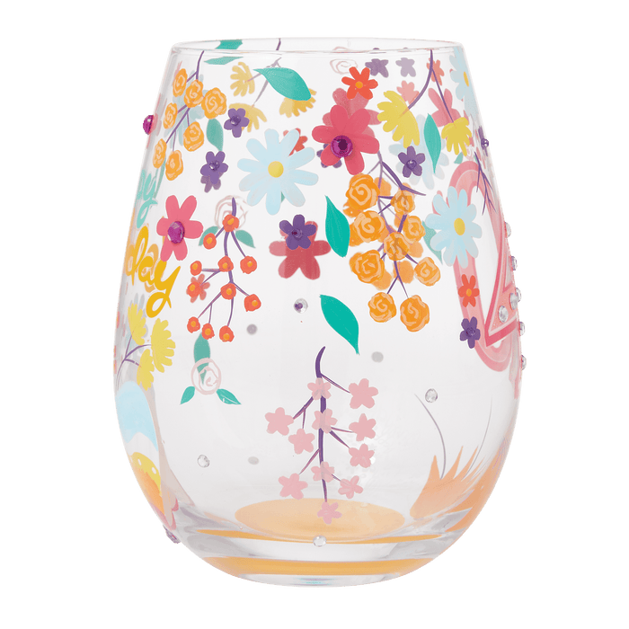 Lolita Happy 40th Birthday Stemless Wine Glass