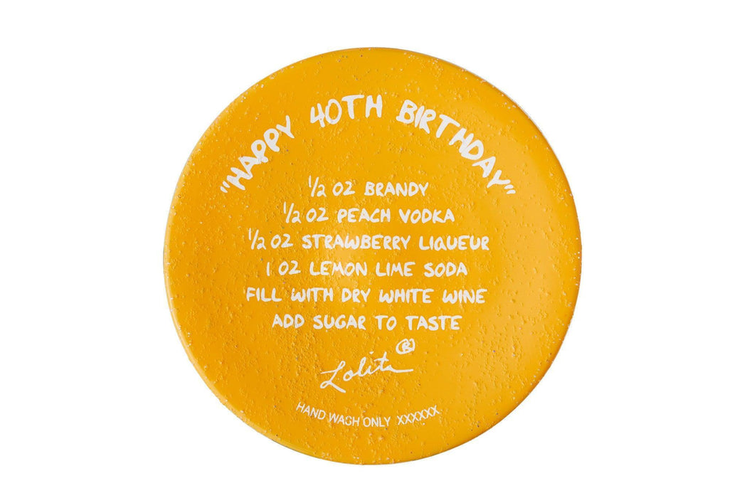 Lolita Happy 40th Birthday Wine Glass
