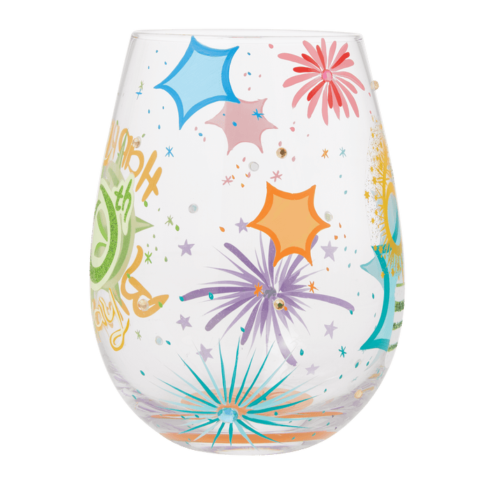 Lolita Happy 60th Birthday Stemless Wine Glass