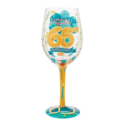 Lolita Happy 65th Birthday Wine Glass - LemonSalt