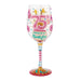 Lolita Happy 75th Birthday Wine Glass - LemonSalt