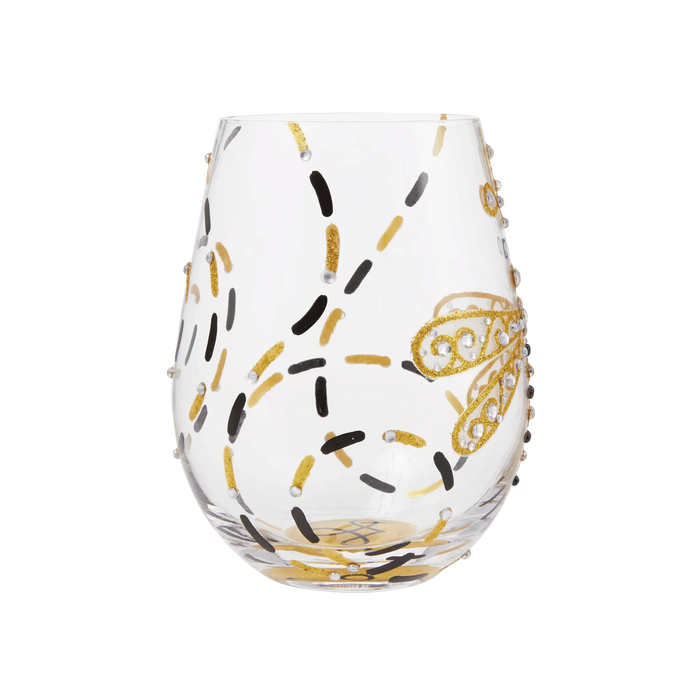 Lolita Happy Dazzling Dragonfly Stemless Wine Glass