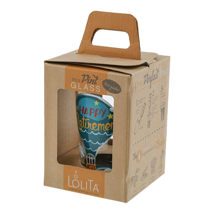 Lolita Happy Retirement Beer Glass