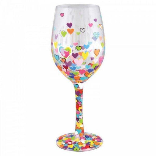 Lolita Hearts-A-Million Wine Glass - LemonSalt