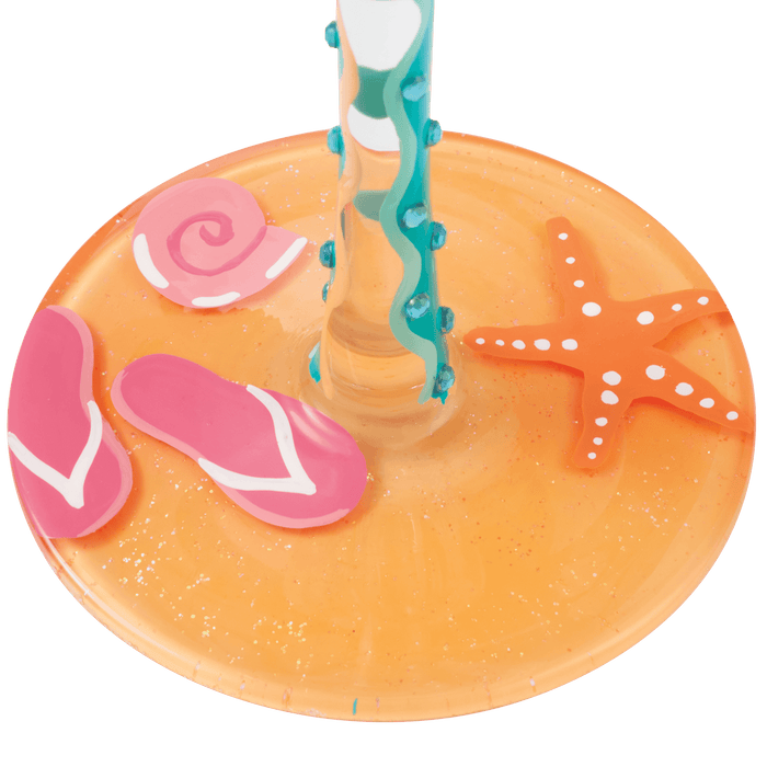 Lolita Life At The Beach Wine Glass