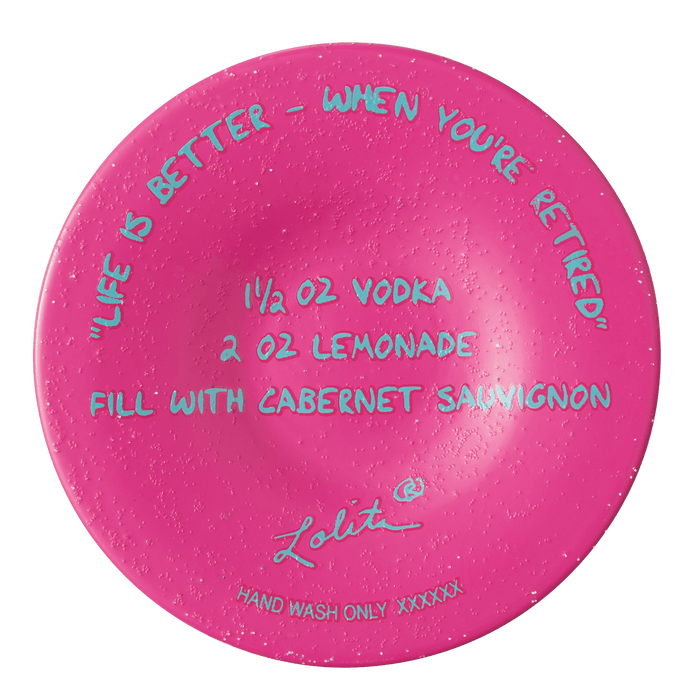 Lolita Life When Retired Wine Glass