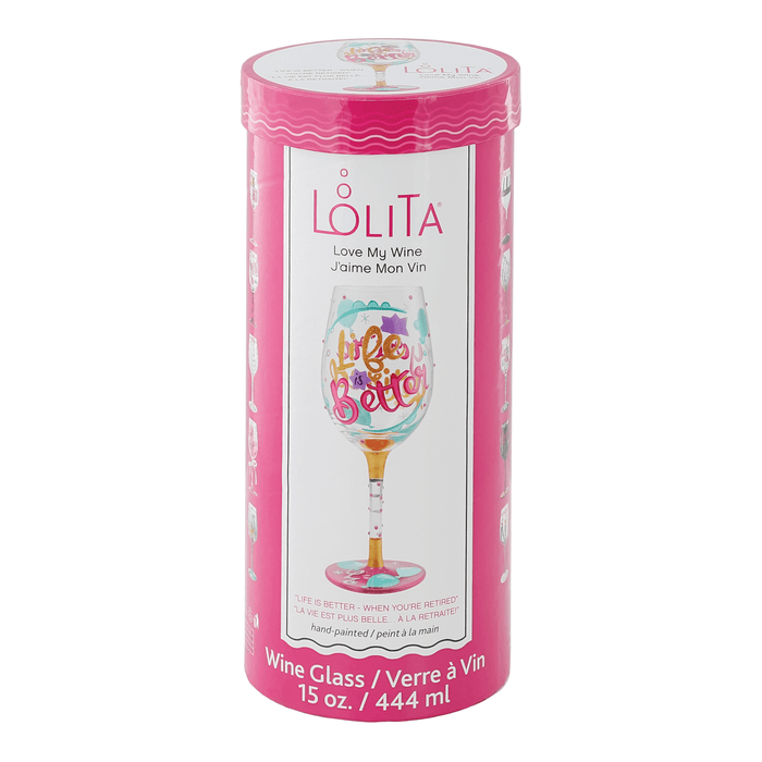 Lolita Pretty as a Peony Wine Glass | {{ collection.title }}