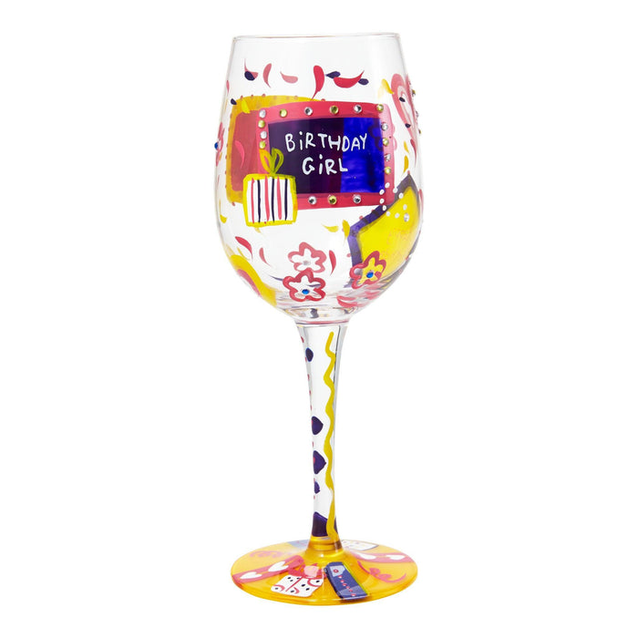 Lolita's Original Birthday Girl Wine Glass