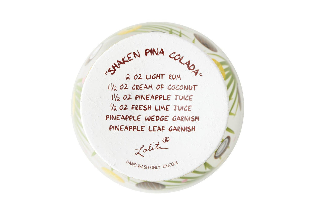 Lolita Shaken Pina Colada Cocktail Glass