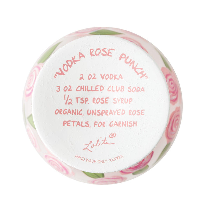 Lolita Vodka Rose Punch Cocktail Glass