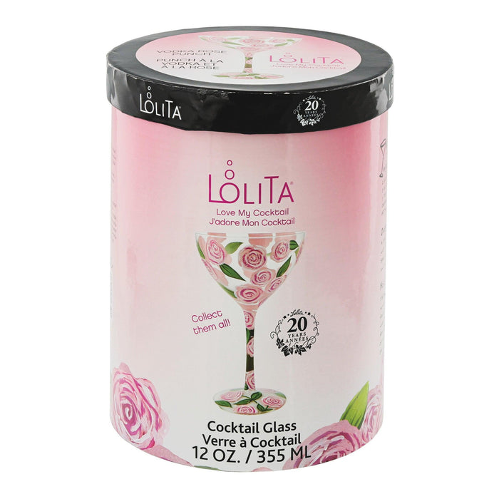 Lolita Vodka Rose Punch Cocktail Glass