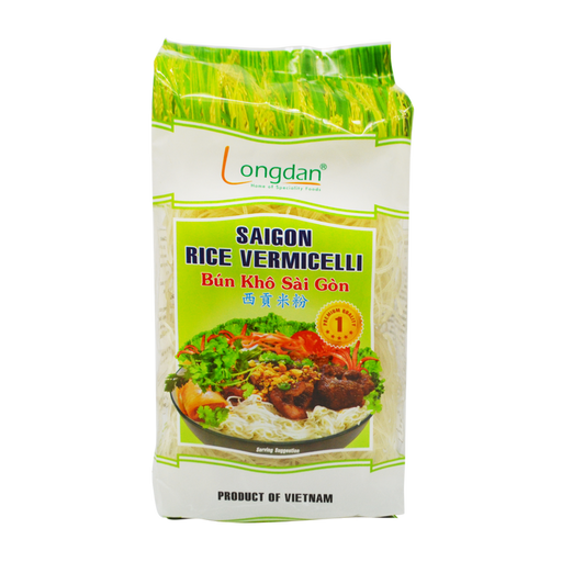 Longdan Saigon Rice Vermicelli (400g) - LemonSalt